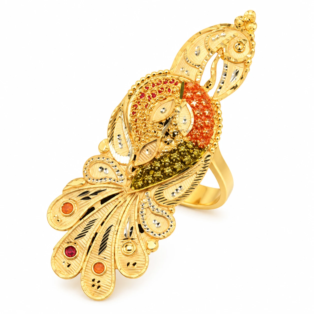 peacock ring