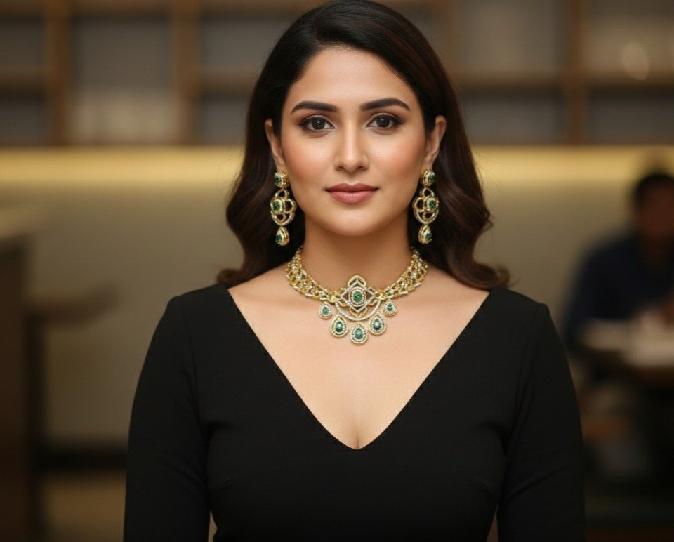 Laxmi Jewellers Guide: How to Pair an AD Choker with Your Wedding Lehenga