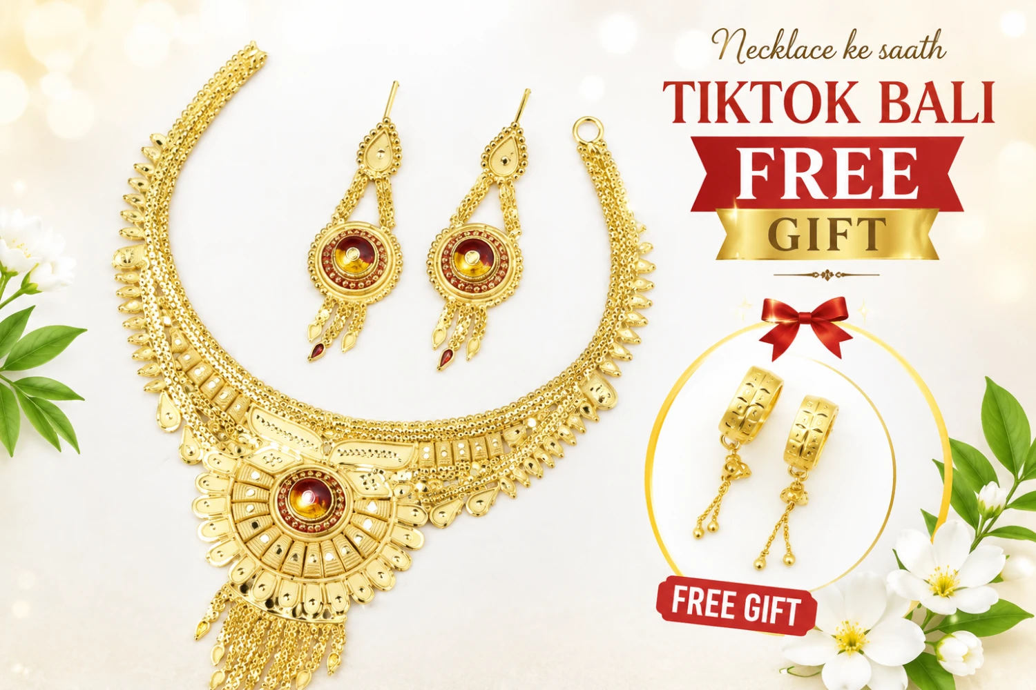 free bali with necklace