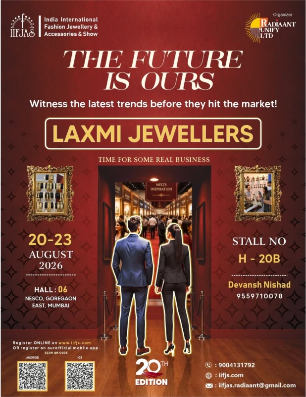 The Future Is Ours: Discover the Next Generation of Fashion Jewellery with LAXMI JEWELLERS at IIFJAS 2026