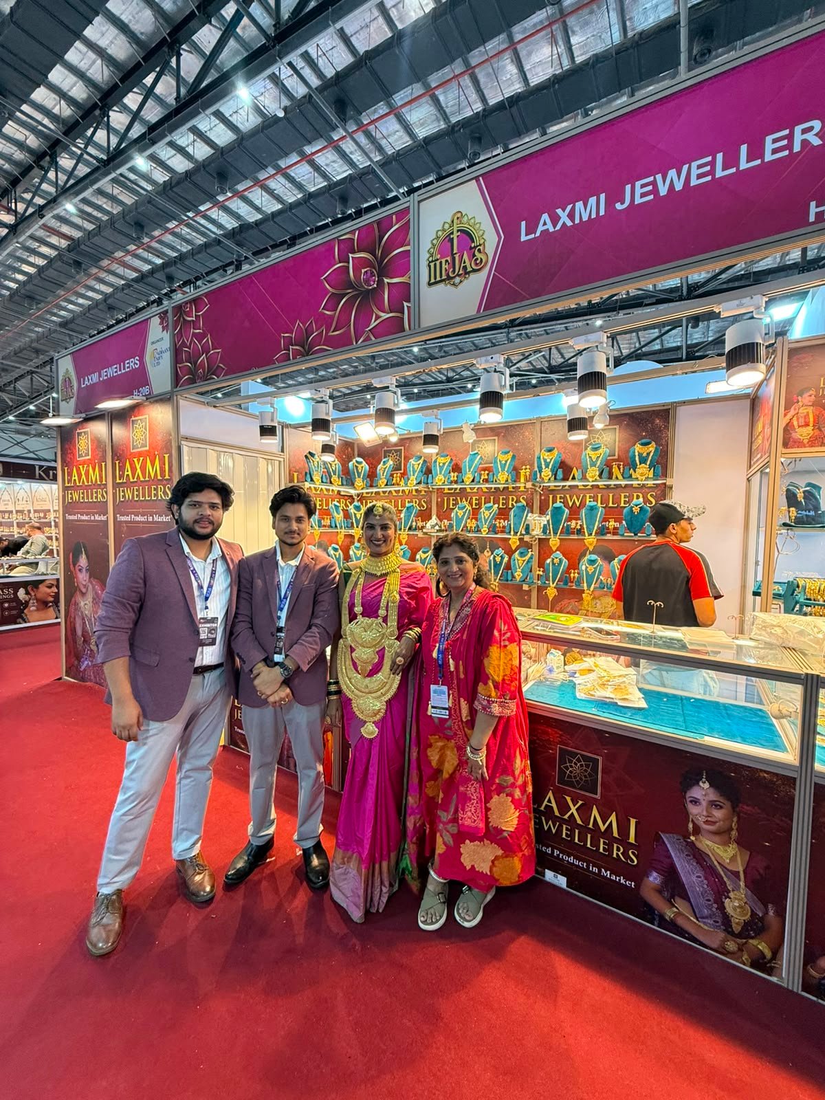 LAXMI JEWELLERS is proud to be a part of the 20th Edition of India International Fashion Jewellery & Accessories Show (IIFJAS) — Mumbai! 💎✨@iifjas