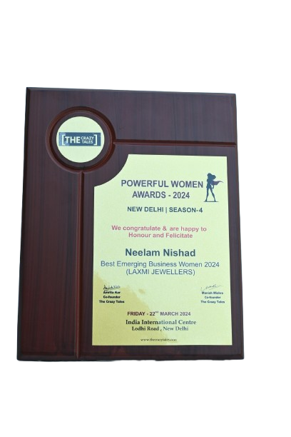 Neelam Nishad (Laxmi Jewellers): Best Emerging Business Women 2024