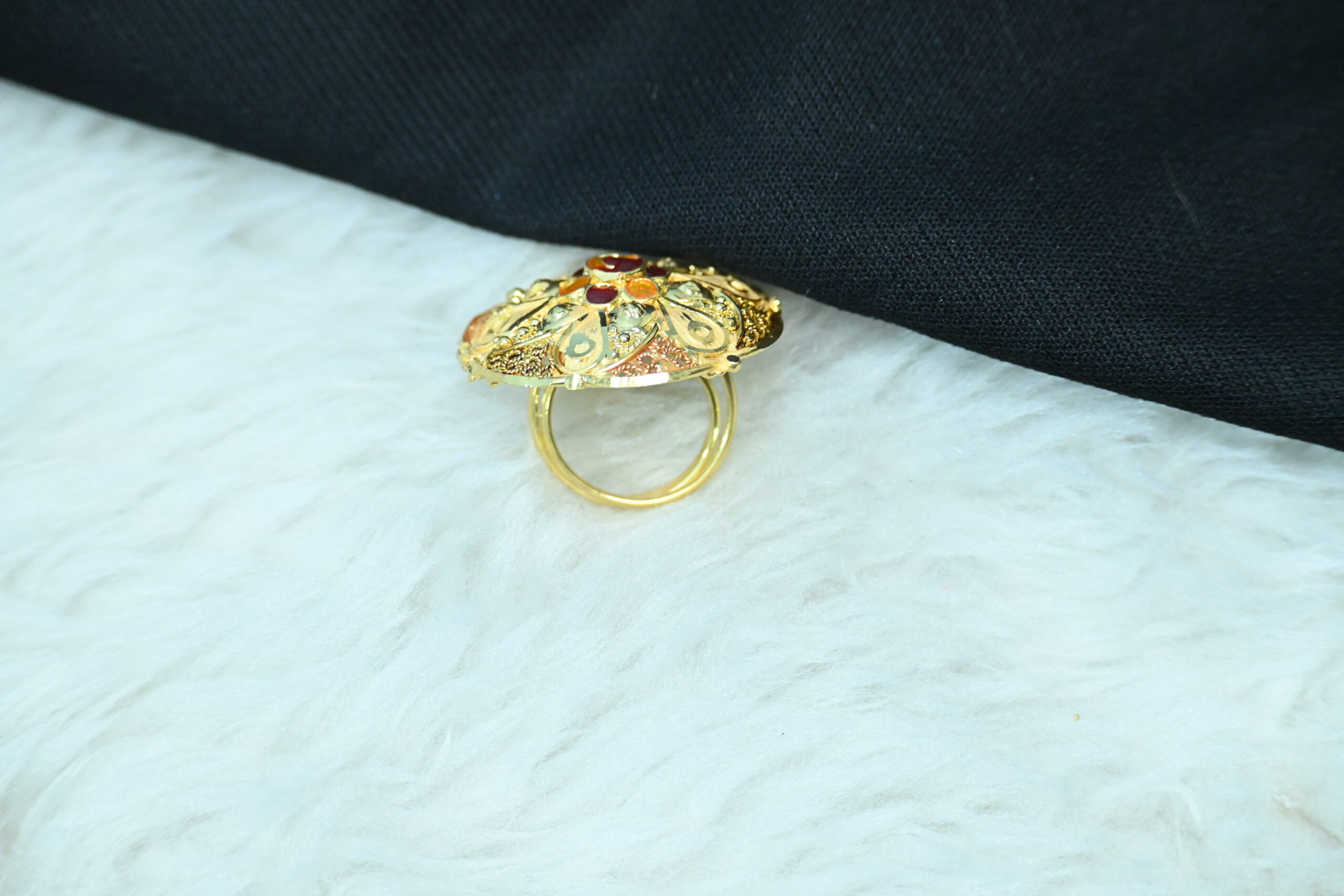Mesmerising Floral Gold Ring